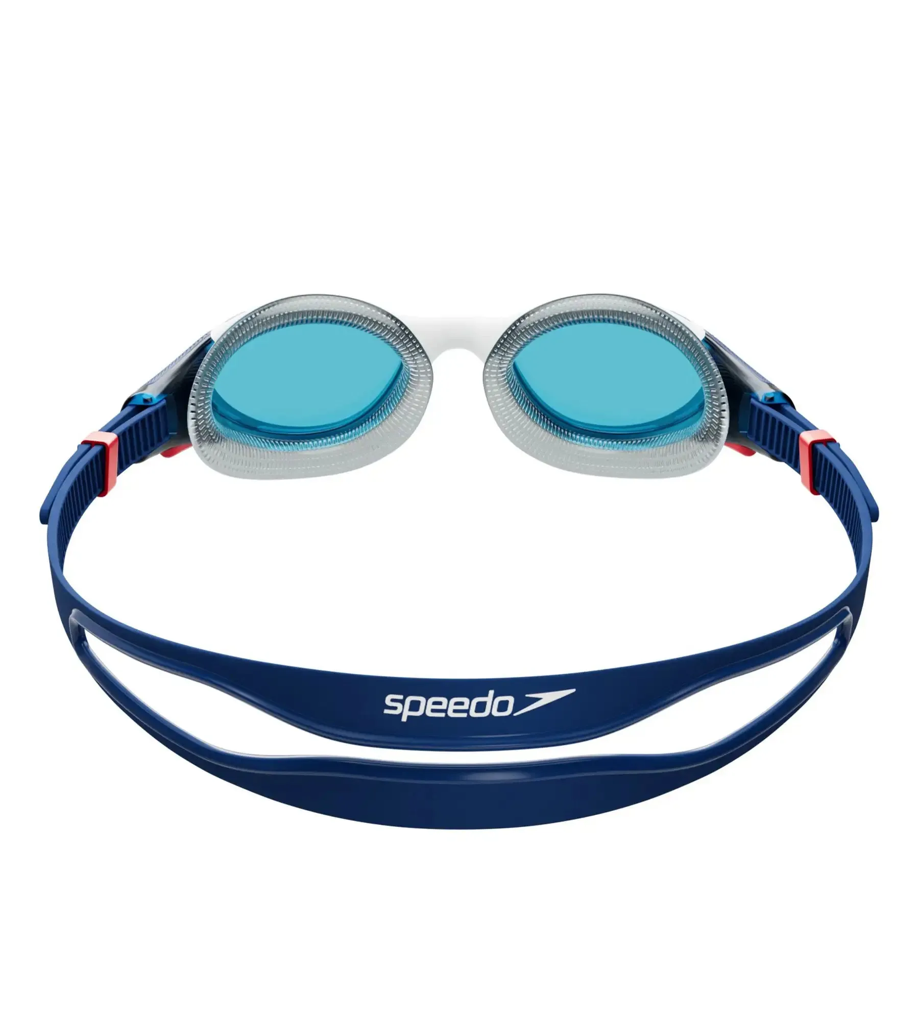 Unisex Adult Biofuse 2.0 Clear-Lens Swim Goggles - Blue & White