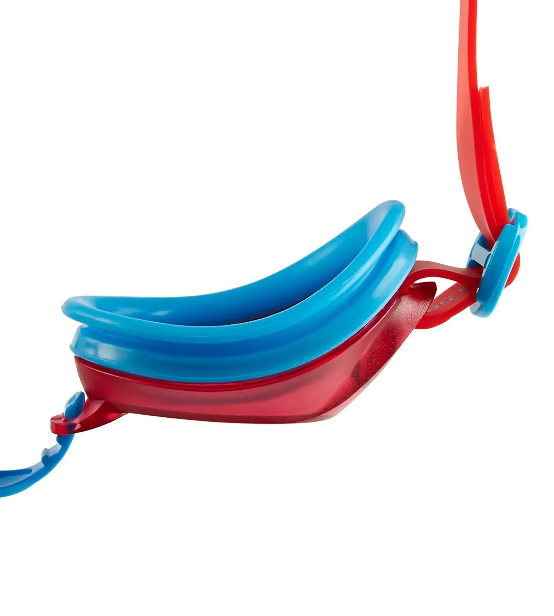 Unisex Junior Jet Tint-Lens Goggles - Turquoise & Lava Red