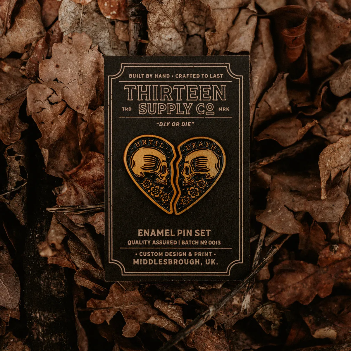 UNTIL DEATH - PIN BADGE SET