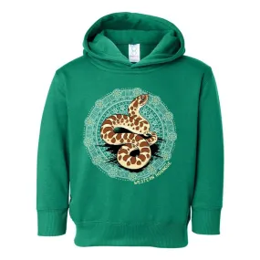 Western Hognose Snake Toddler Pullover Hoodie, Cute Reptile Kids Top