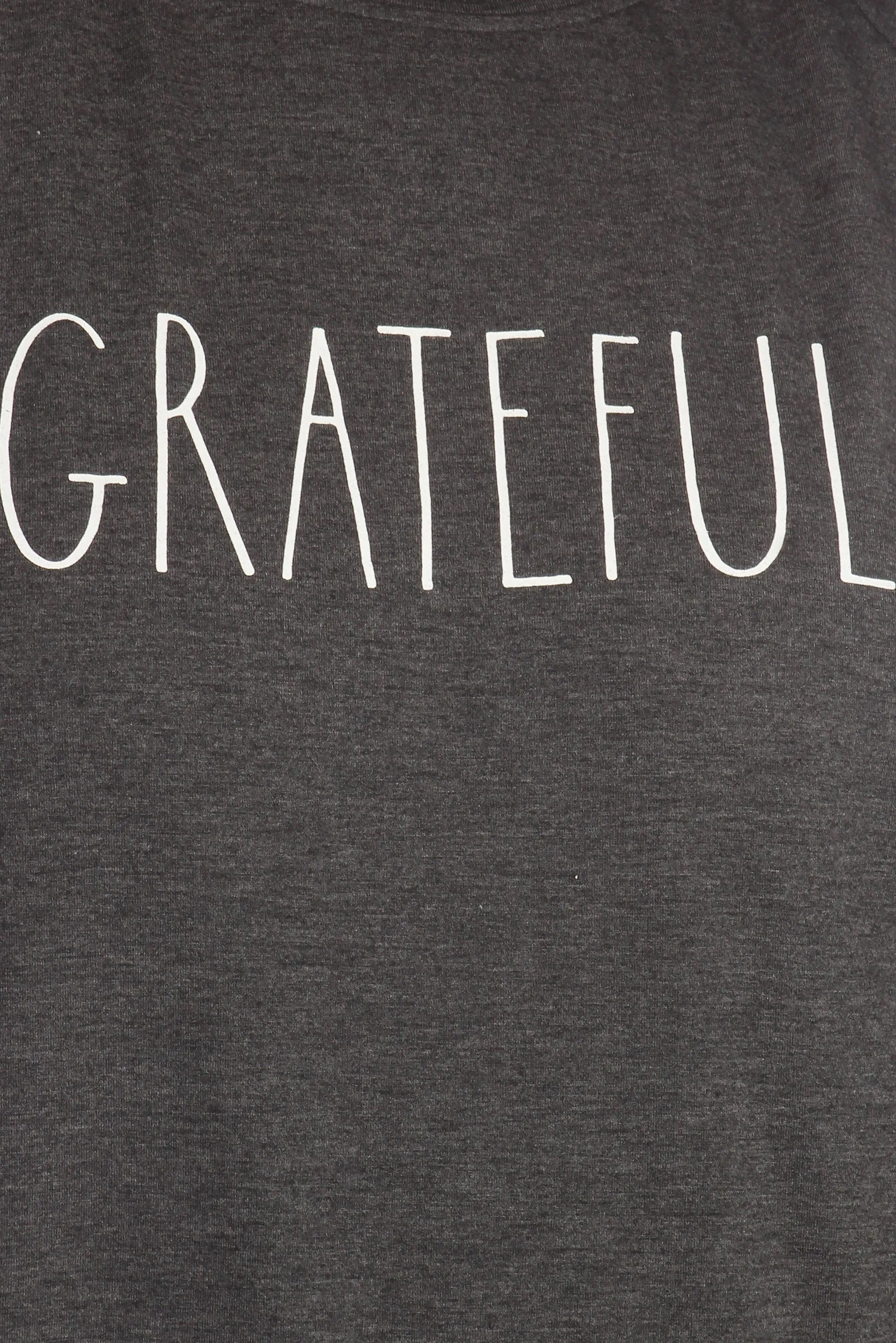 Women's "GRATEFUL" Plus Size Studio Raglan Sweatshirt